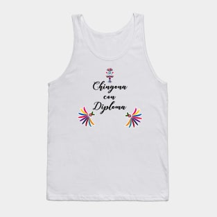 Chingona con diploma Mexican design Tank Top